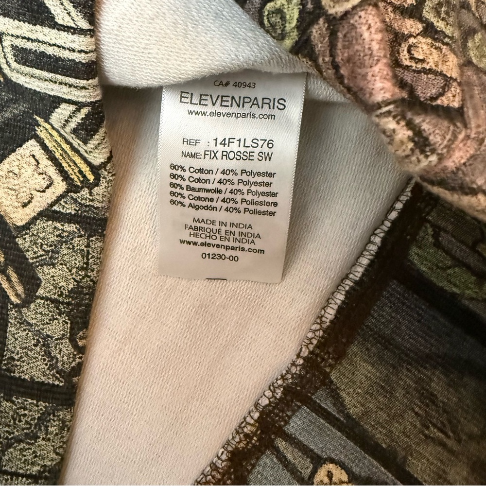 Eleven Paris Graphic Shirt with Stained Glass Design - Picture 5 of 7